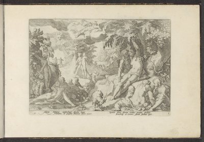 Era de ouro Metamorfoses de Ovídio (título da série) Recriações de P. Ovidius Naso (título da série) de Hendrick Goltzius (workshop of)