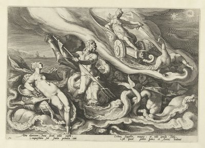 Juno queixa-se a Thetis e Oceanus
Metamorfoses de Ovid (título da série) de Hendrick Goltzius (workshop of)