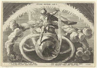 Ordem no caos
Criação dos quatro elementos
Metamorfoses de Ovid (título da série) de Hendrick Goltzius (workshop of)