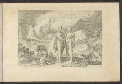 Prometeu dá fogo ao homem
Metamorfoses de Ovid (título da série)
Recriações de P. Ovidius Naso (título da série) de Hendrick Goltzius (workshop of)