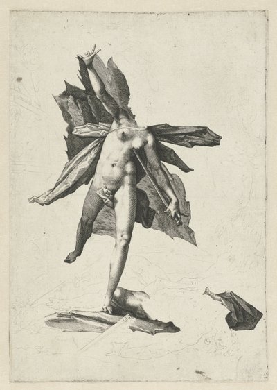 Pyramus e Thisbe de Hendrick Goltzius (workshop of)