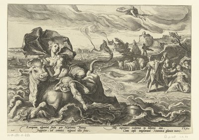 Roubo da Europa
Metamorfoses de Ovid (título da série) de Hendrick Goltzius (workshop of)