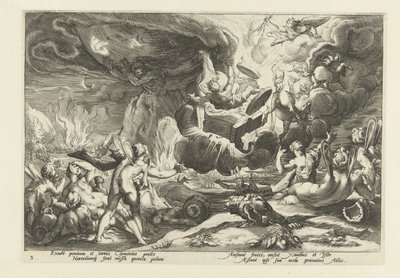 Queda de Phaëthon
Metamorfoses de Ovid (título da série) de Hendrick Goltzius (workshop of)