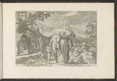 Dilúvio de Deucalion
Metamorfoses de Ovid (título da série)
Recriações de P. Ovidius Naso (título da série) de Hendrick Goltzius (workshop of)