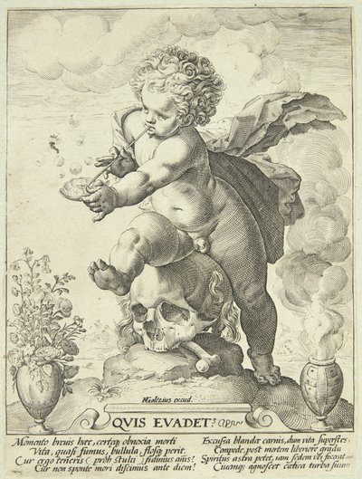 Alegoria da Transiência da Vida ("Quis Evadet?") de Hendrick Goltzius