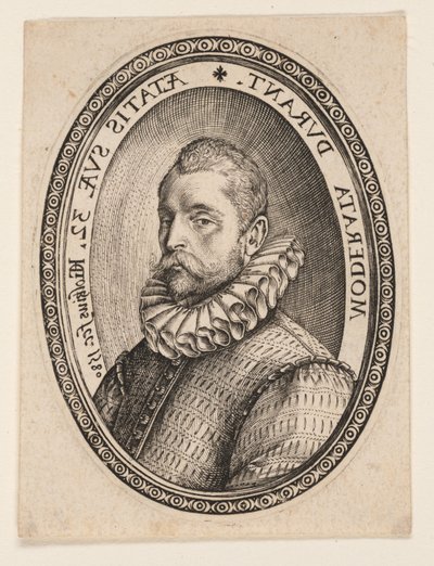 Busto de um homem virado para a esquerda de Hendrick Goltzius