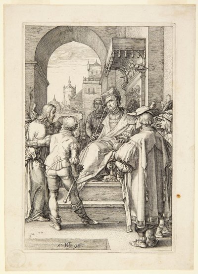 Cristo perante Pilatos de Hendrick Goltzius