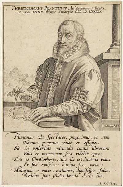 Christopher Plantin de Hendrick Goltzius