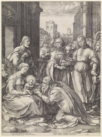 Os Três Reis Magos de Hendrick Goltzius