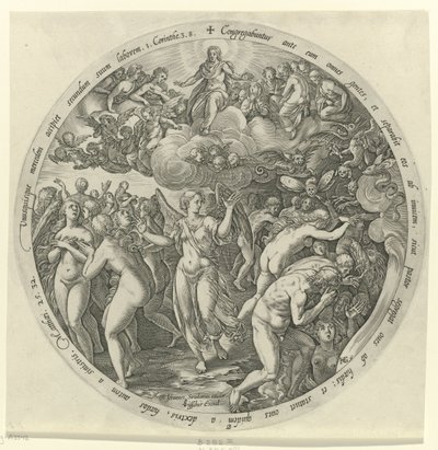 Os abençoados são separados dos amaldiçoados
O Juízo Final (título da série) de Hendrick Goltzius