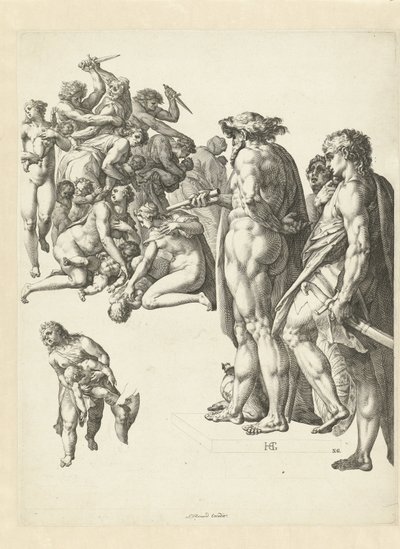 O Infanticídio em Belém de Hendrick Goltzius