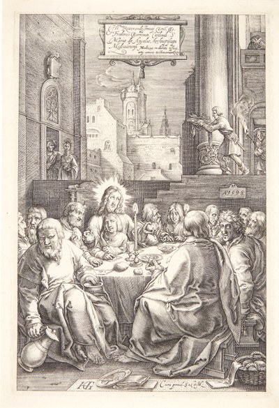 A Última Ceia de Hendrick Goltzius