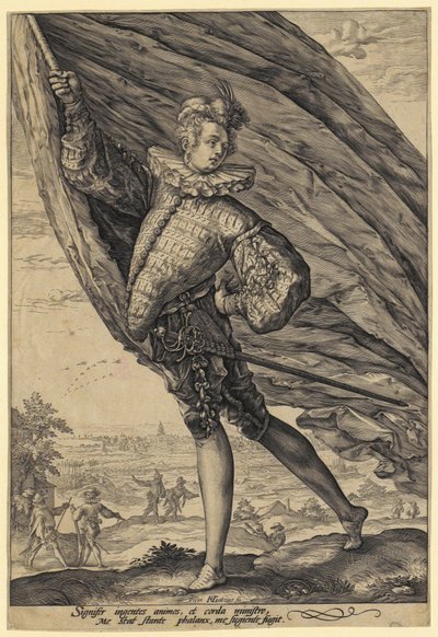 Porta-bandeira de Hendrick Goltzius