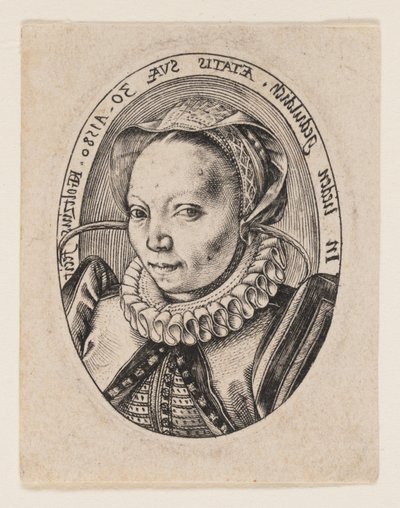 Grietgen Jansdochter, esposa do artista de Hendrick Goltzius