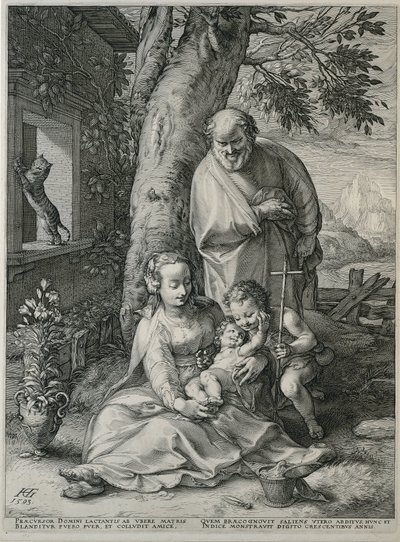 A Sagrada Família com João Baptista
O início da vida de Maria (título da série)
Obras-primas (título da série) de Hendrick Goltzius