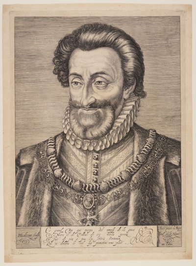 Henrique IV de França de Hendrick Goltzius