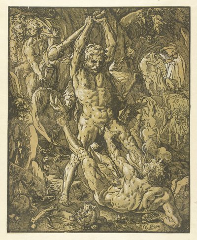 Hércules em Cacus de Hendrick Goltzius