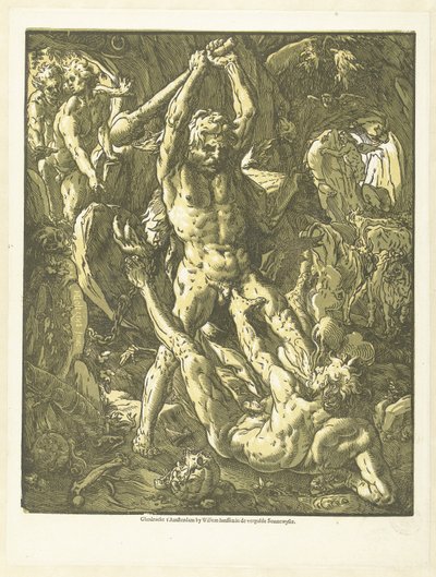 Hércules em Cacus de Hendrick Goltzius