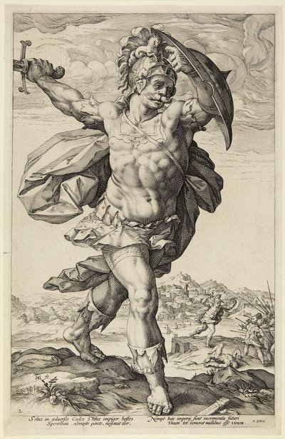 Horácio Cócles de Hendrick Goltzius