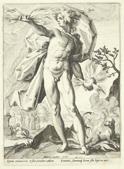Ild (Fogo) de Hendrick Goltzius