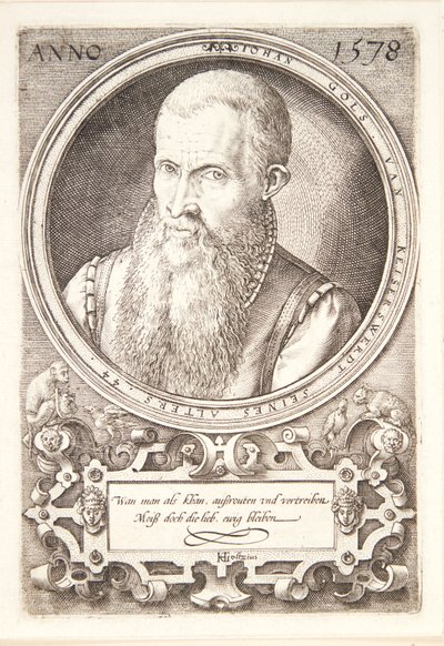 Jan Goltz II de Hendrick Goltzius
