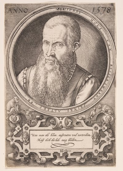 Jan Goltz II, Pai do Artista de Hendrick Goltzius