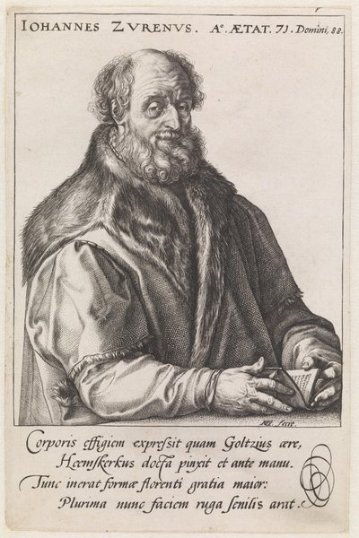 Johannes Zurenus (1517-1591) de Hendrick Goltzius