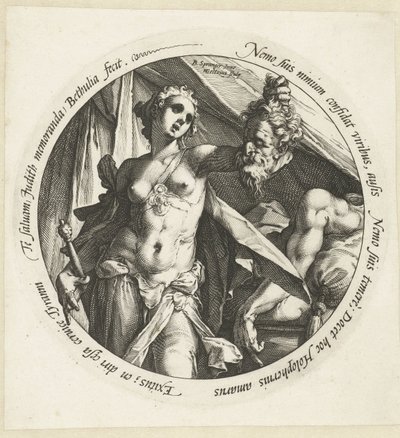 Judith com a cabeça de Holofernes de Hendrick Goltzius