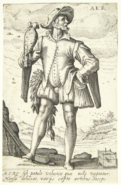 Ar (Aer) de Hendrick Goltzius
