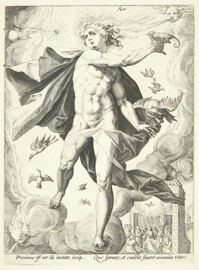 Ar (Aer) de Hendrick Goltzius
