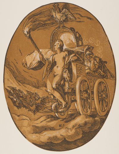 Nox, de The Deities de Hendrick Goltzius