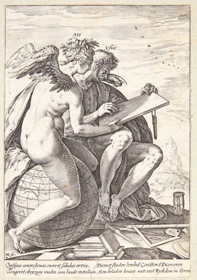 Exercício e arte de Hendrick Goltzius