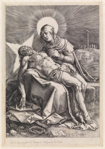 Pietà de Hendrick Goltzius