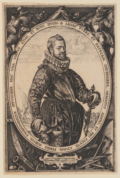 Retrato de Jacques de la Faille de Hendrick Goltzius