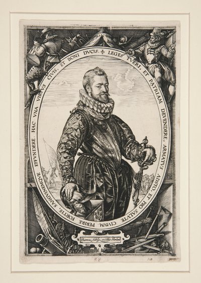 Retrato de Jacques de la Faille de Hendrick Goltzius