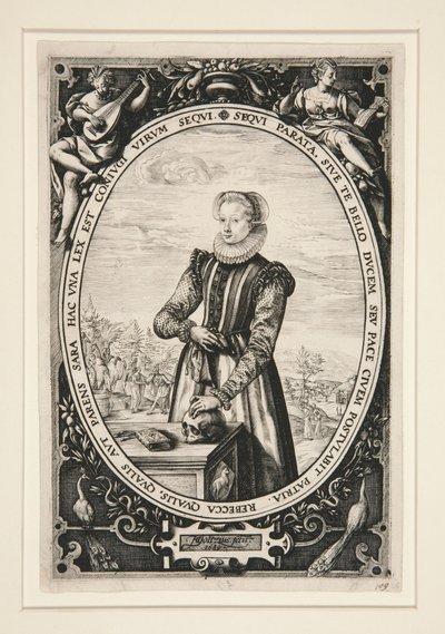 Retrato de Josina Hamels de Hendrick Goltzius