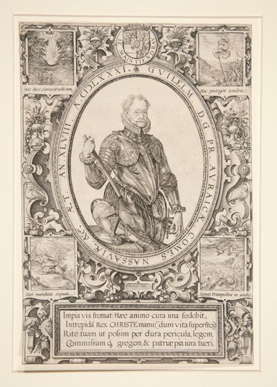 Retrato de Guilherme de Orange de Hendrick Goltzius