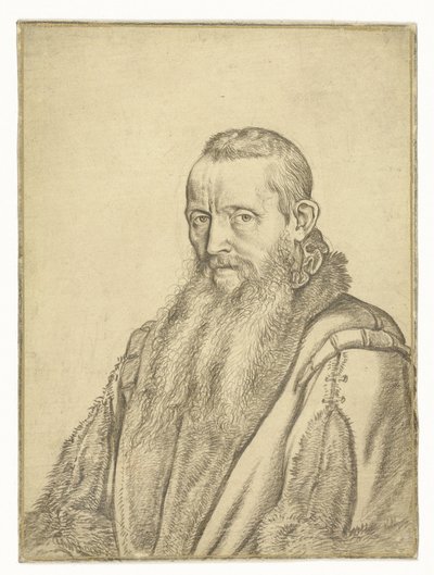 Retrato de um teólogo de Hendrick Goltzius