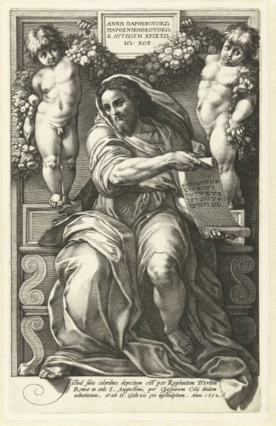Profeta Isaías de Hendrick Goltzius