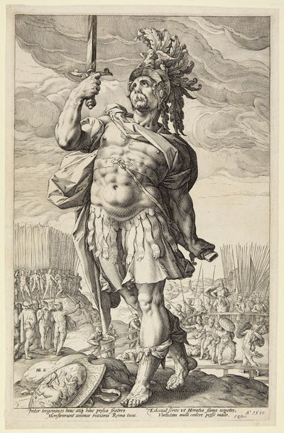 Publius Horatius de Hendrick Goltzius