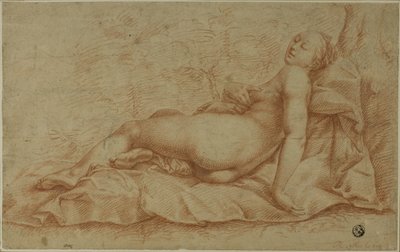 Vênus reclinado de Hendrick Goltzius