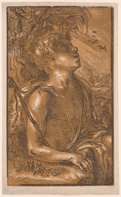 São João Batista de Hendrick Goltzius