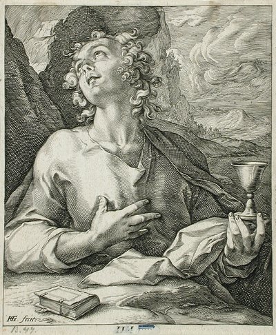 São João Evangelista de Hendrick Goltzius