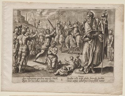 S. Tiago o Grande de Hendrick Goltzius
