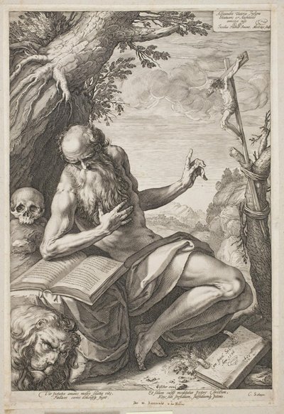 São Jerônimo de Hendrick Goltzius