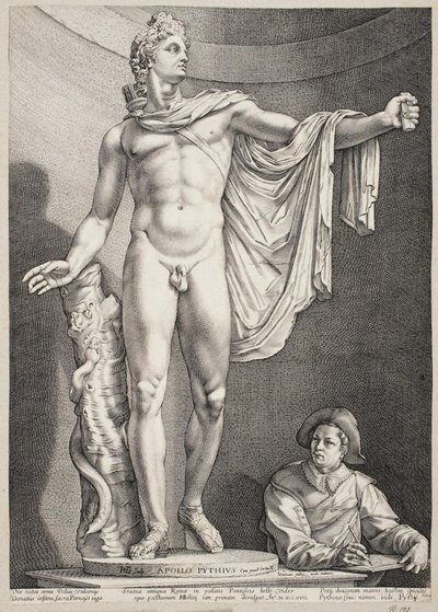O Apolo Belvedere de Hendrick Goltzius