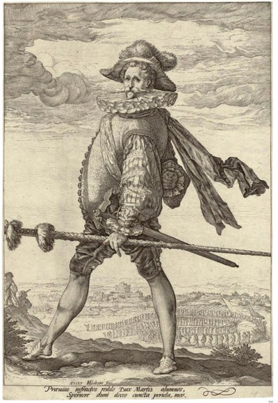 O capitão da infantaria de Hendrick Goltzius