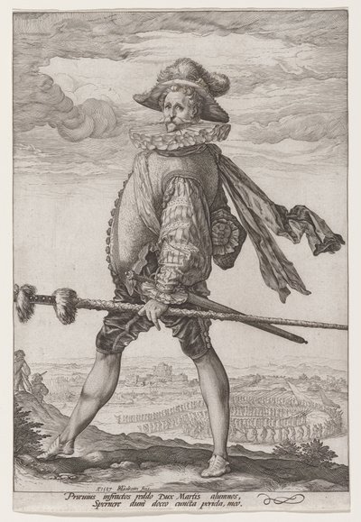 O capitão da infantaria de Hendrick Goltzius