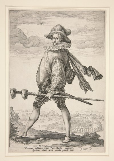O capitão da infantaria de Hendrick Goltzius