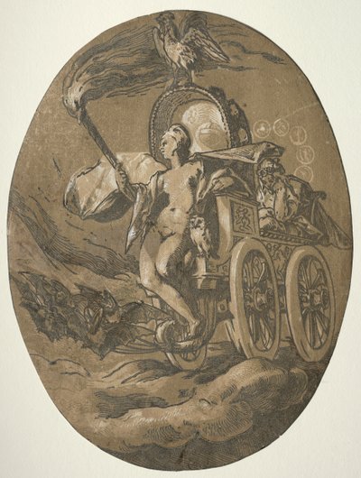 As Divindades: Nox de Hendrick Goltzius